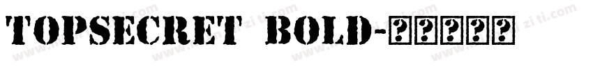 TopSecret Bold字体转换